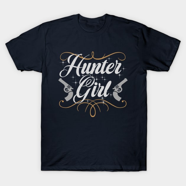 Hunter Girl T-Shirt by CTShirts